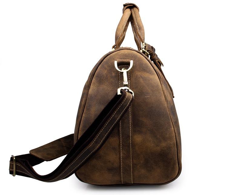 The Brandt Weekender | Small Leather Duffle Bag - The Tool Store