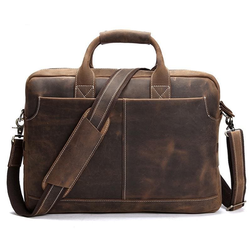 The Welch Briefcase | Vintage Leather Messenger Bag - The Tool Store