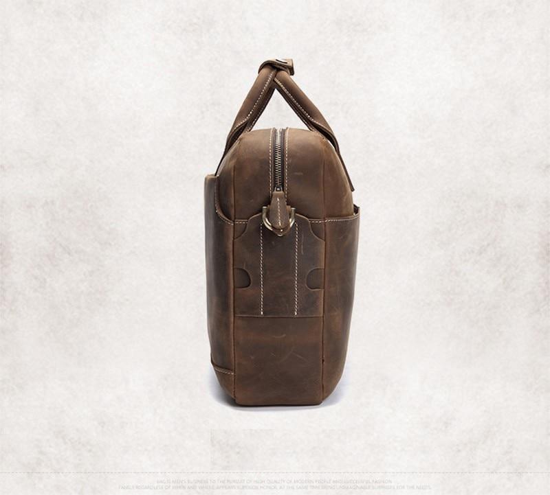 The Welch Briefcase | Vintage Leather Messenger Bag - The Tool Store