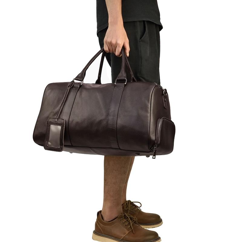 The Endre Weekender | Vintage Leather Duffle Bag - The Tool Store