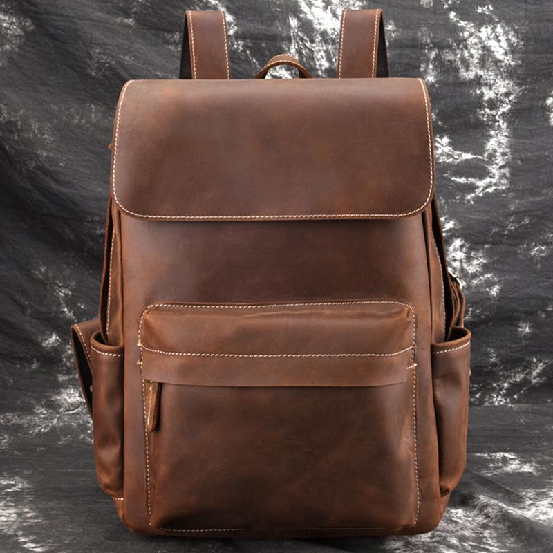 The Helka Backpack | Genuine Vintage Leather Backpack - The Tool Store