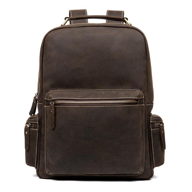 The Langley Backpack | Genuine Vintage Leather Backpack - The Tool Store