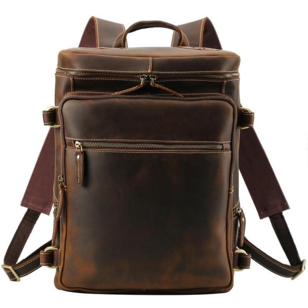 The Raoul Backpack | Handmade Vintage Leather Backpack - The Tool Store