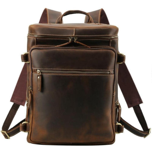 The Raoul Backpack | Handmade Vintage Leather Backpack - The Tool Store