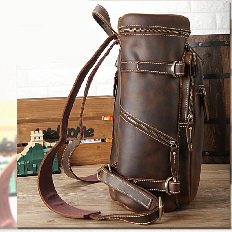 The Raoul Backpack | Handmade Vintage Leather Backpack - The Tool Store