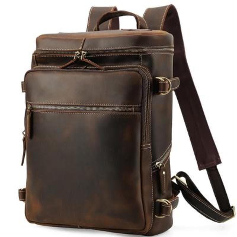 The Raoul Backpack | Handmade Vintage Leather Backpack - The Tool Store