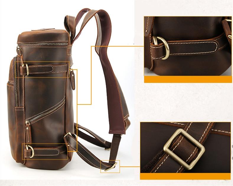 The Raoul Backpack | Handmade Vintage Leather Backpack - The Tool Store