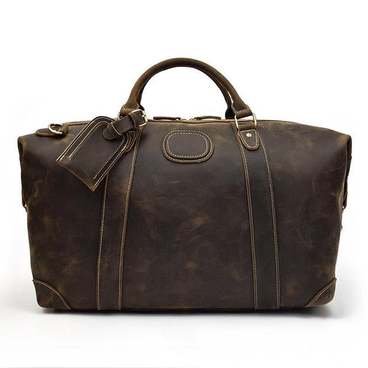 The Eira Duffle Bag | Vintage Leather Weekender - The Tool Store