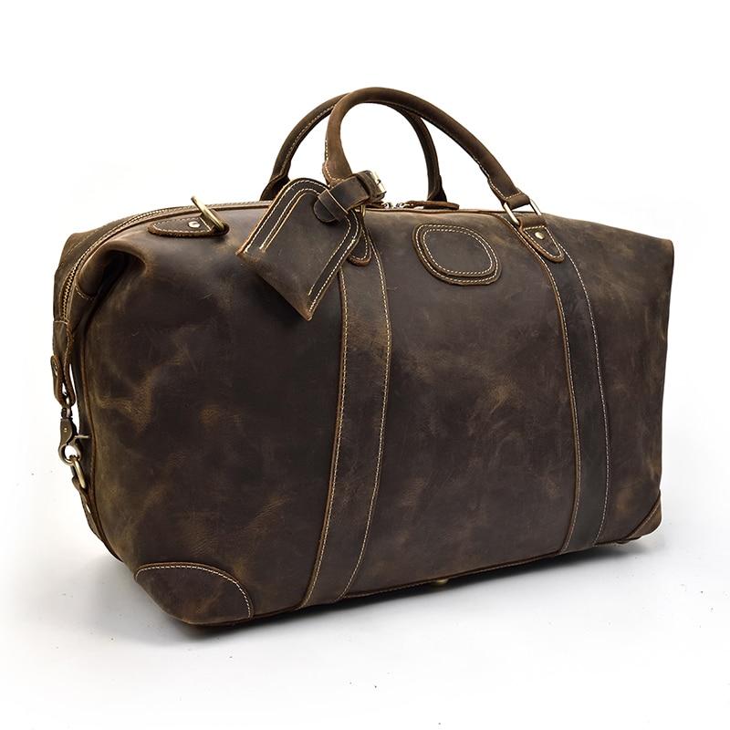 The Eira Duffle Bag | Vintage Leather Weekender - The Tool Store