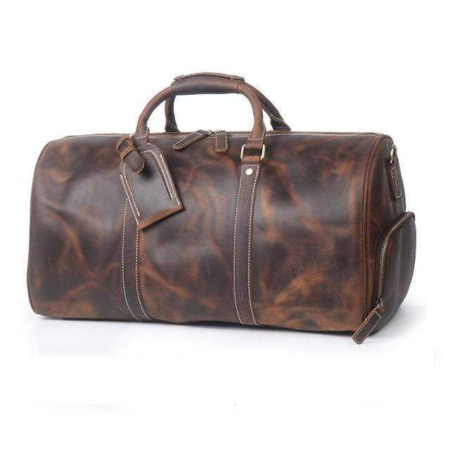 The Dagny Weekender | Large Leather Duffle Bag - The Tool Store