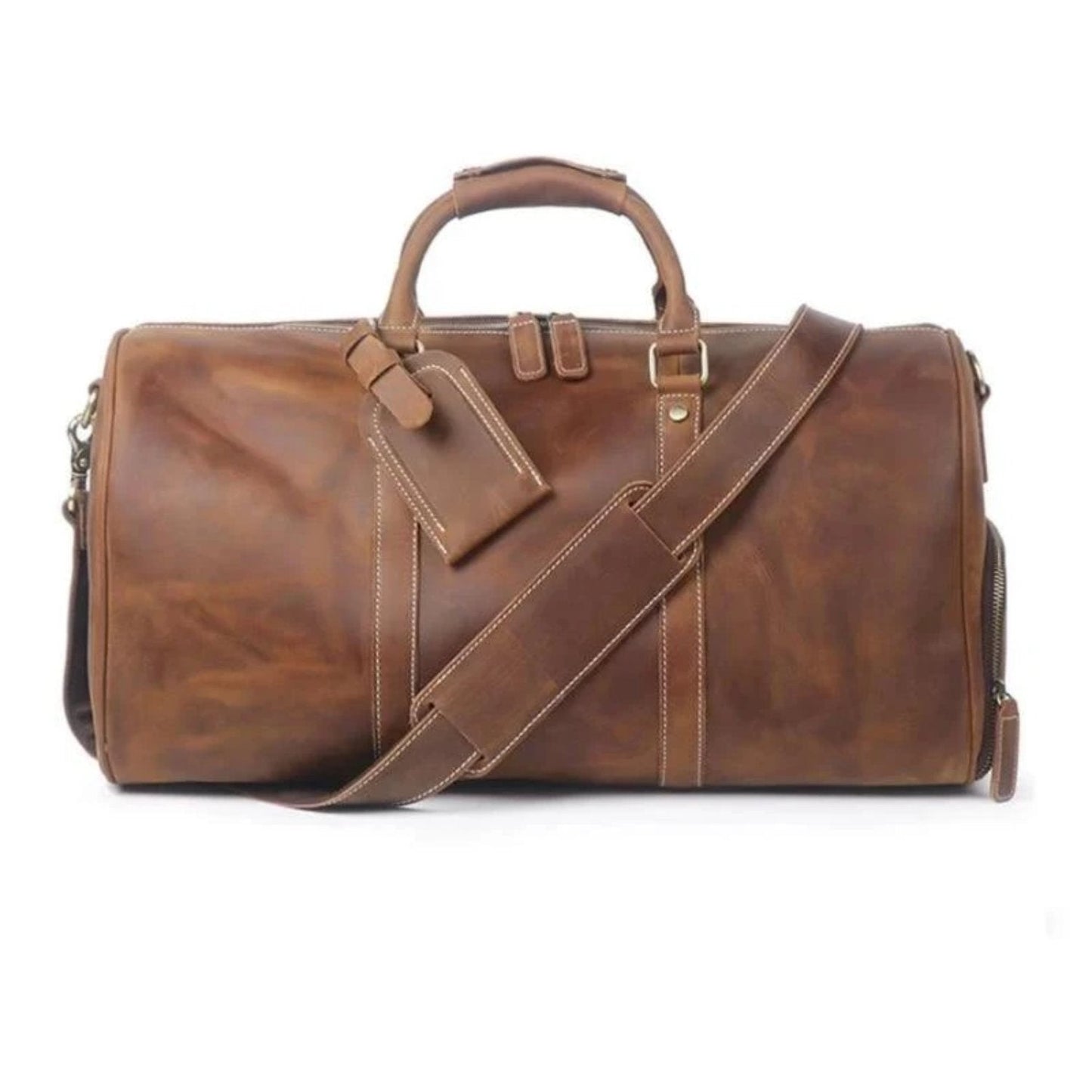 The Dagny Weekender | Large Leather Duffle Bag - The Tool Store