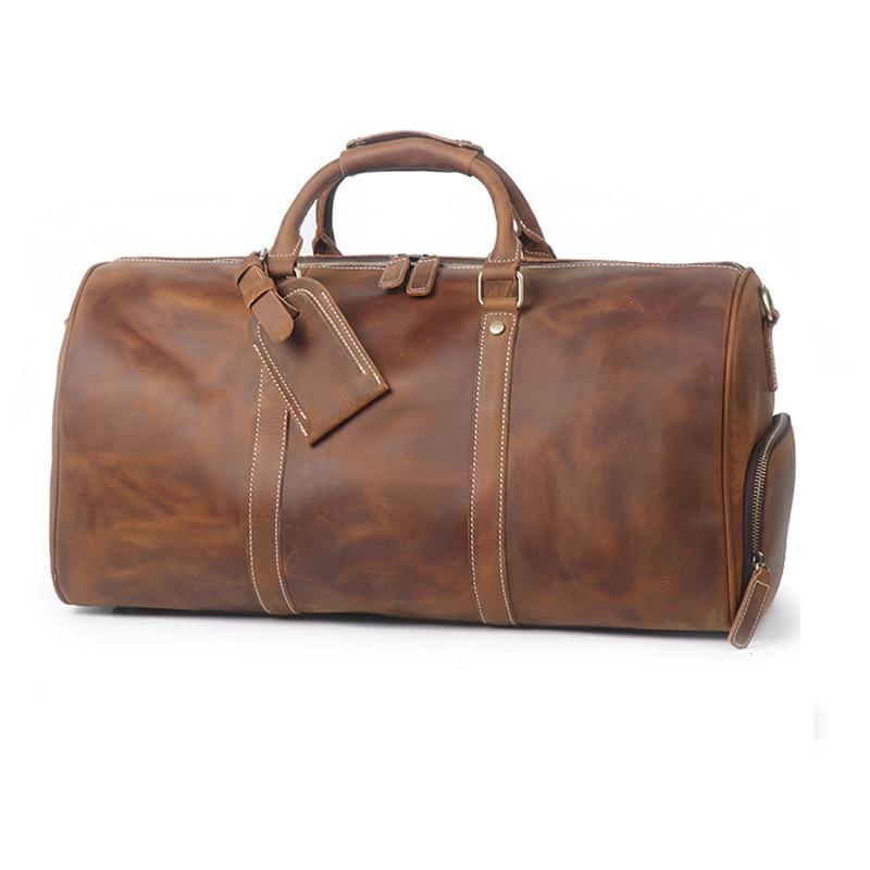 The Dagny Weekender | Large Leather Duffle Bag - The Tool Store