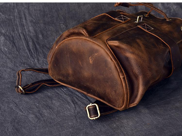 The Olaf Rucksack | Vintage Leather Travel Backpack - The Tool Store