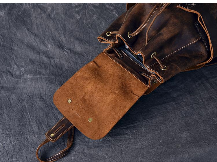 The Olaf Rucksack | Vintage Leather Travel Backpack - The Tool Store