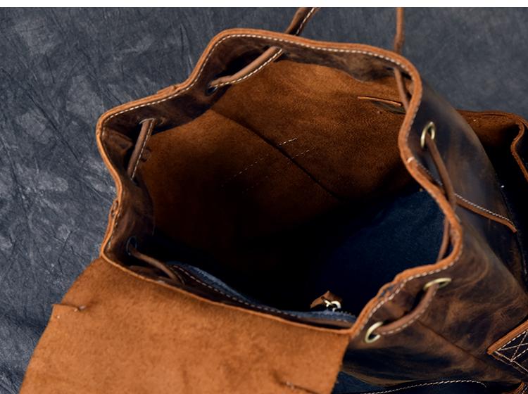 The Olaf Rucksack | Vintage Leather Travel Backpack - The Tool Store