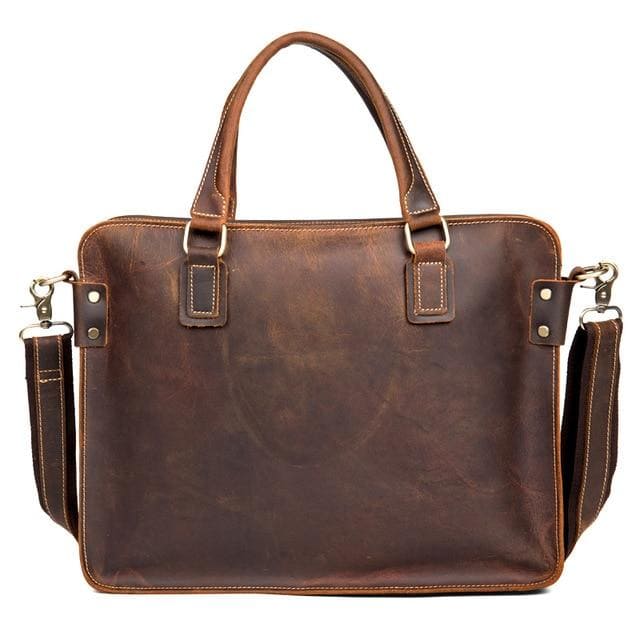 The Viggo Briefcase | Genuine Leather Messenger Bag - The Tool Store