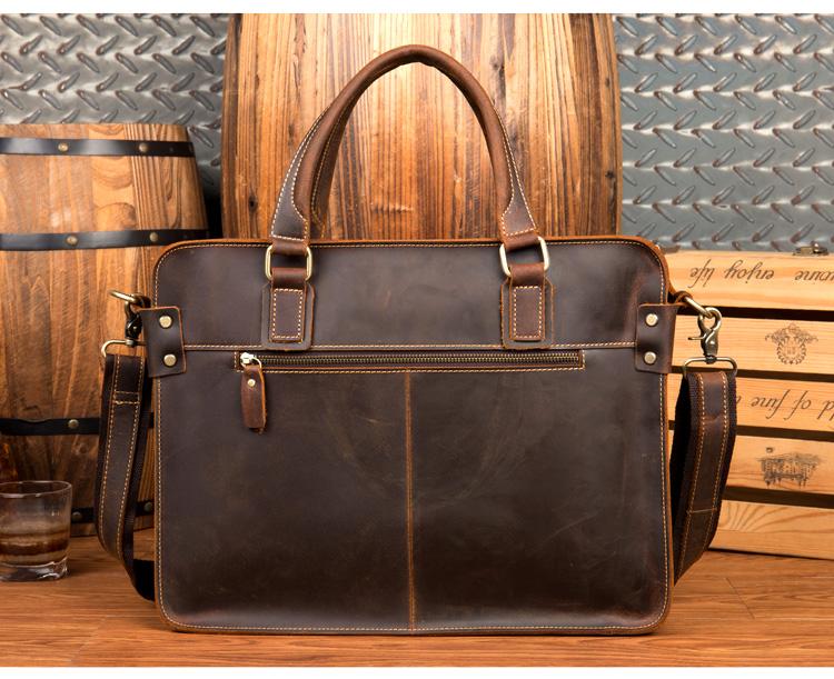 The Viggo Briefcase | Genuine Leather Messenger Bag - The Tool Store