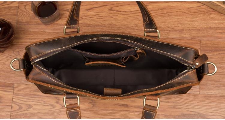 The Viggo Briefcase | Genuine Leather Messenger Bag - The Tool Store