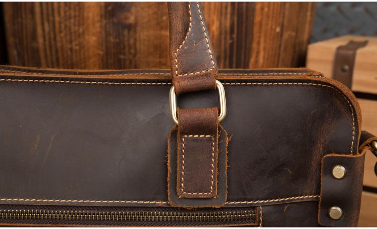 The Viggo Briefcase | Genuine Leather Messenger Bag - The Tool Store