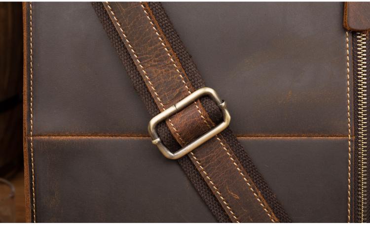 The Viggo Briefcase | Genuine Leather Messenger Bag - The Tool Store