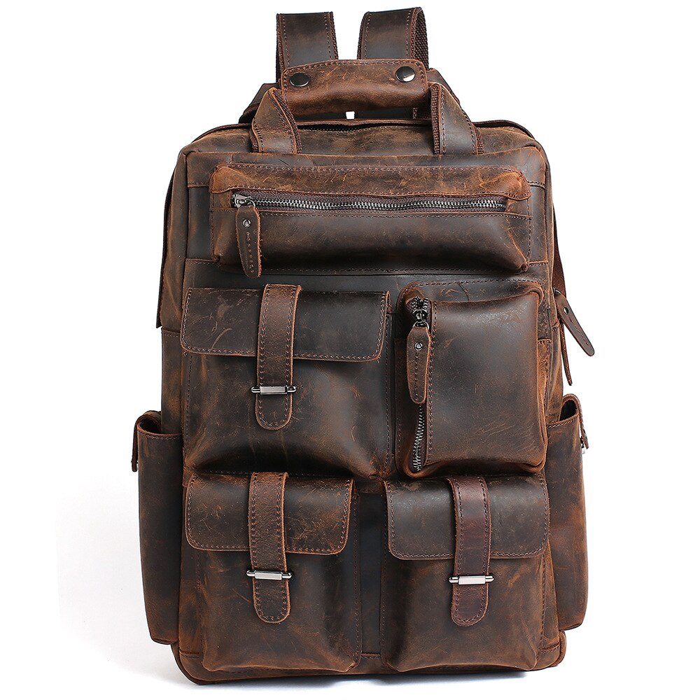 The Shelby Backpack | Handmade Genuine Leather Backpack - The Tool Store