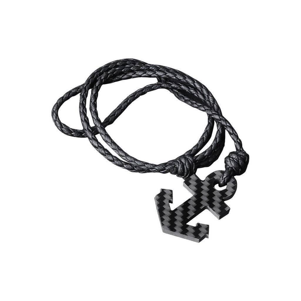 Real Carbon Fiber Anchor Bracelet - The Tool Store