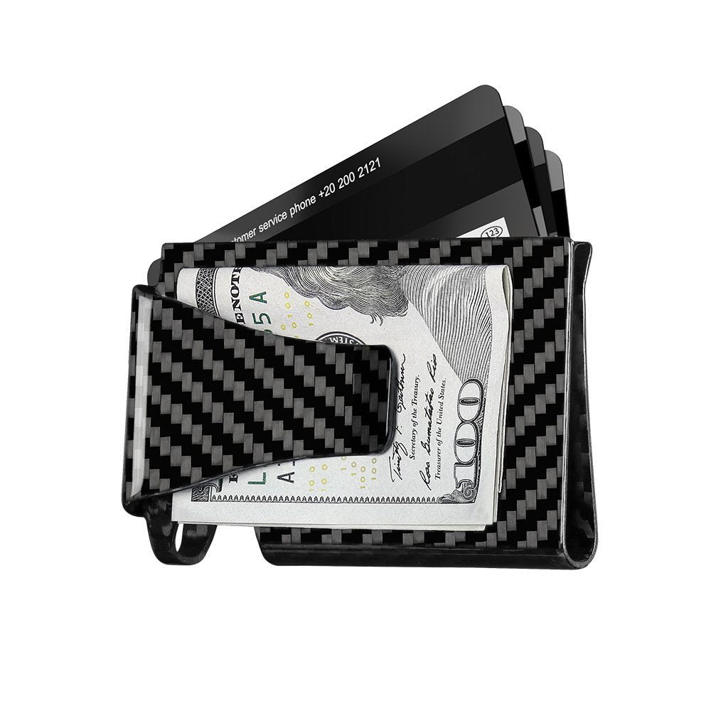 Real Carbon Fiber Cash & Card Slim Wallet - The Tool Store