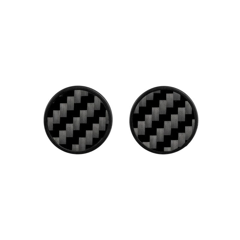 Real Carbon Fiber Cufflinks - The Tool Store