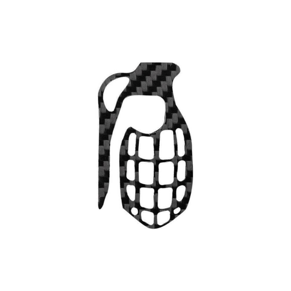 Real Carbon Fiber Grenade Shaped Key Holder - The Tool Store