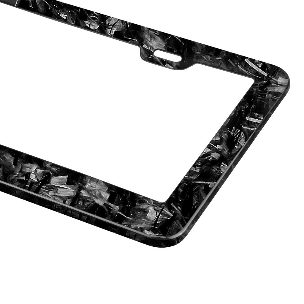 Real Forged Carbon Fiber License Plate Frame - The Tool Store