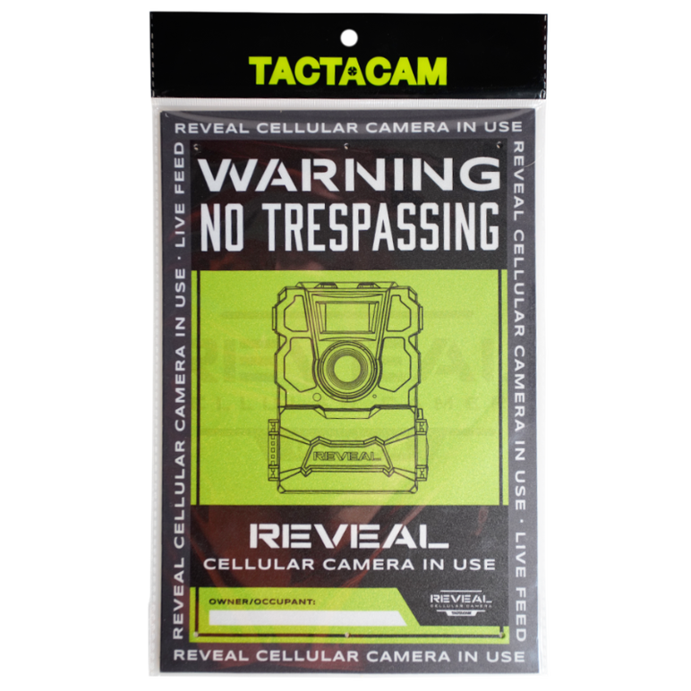 Tactacam No Trespassing Signs - The Tool Store