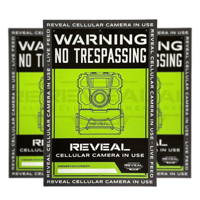 Tactacam No Trespassing Signs - The Tool Store