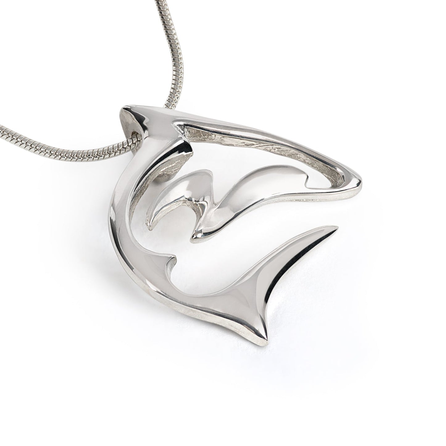 Shark Necklace for Men and Women-Sterling Silver Shark Pendant, Shark Charm 925, Shark Jewelry For Women, Gifts for Shark Lovers - The Tool Store