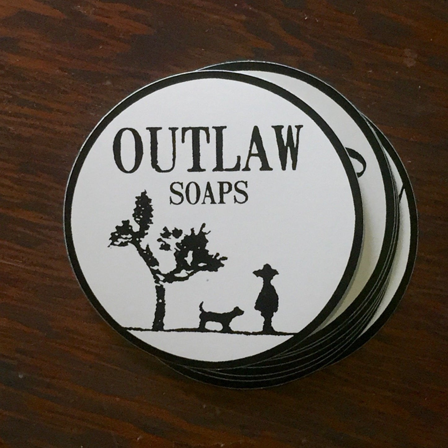 Outlaw Soaps Logo Sticker - The Tool Store