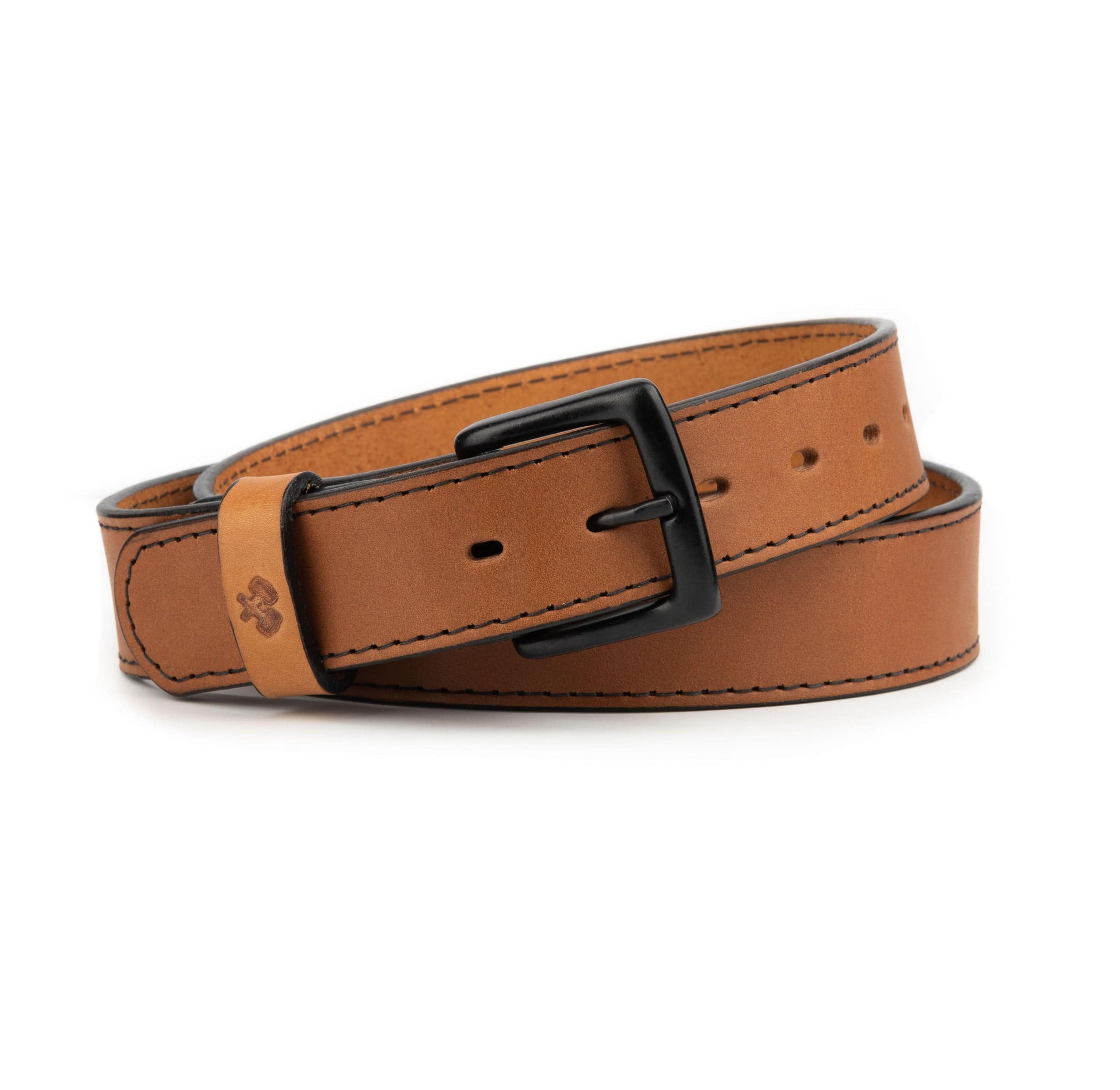 The All American Stitched Leather Belt - The Tool Store