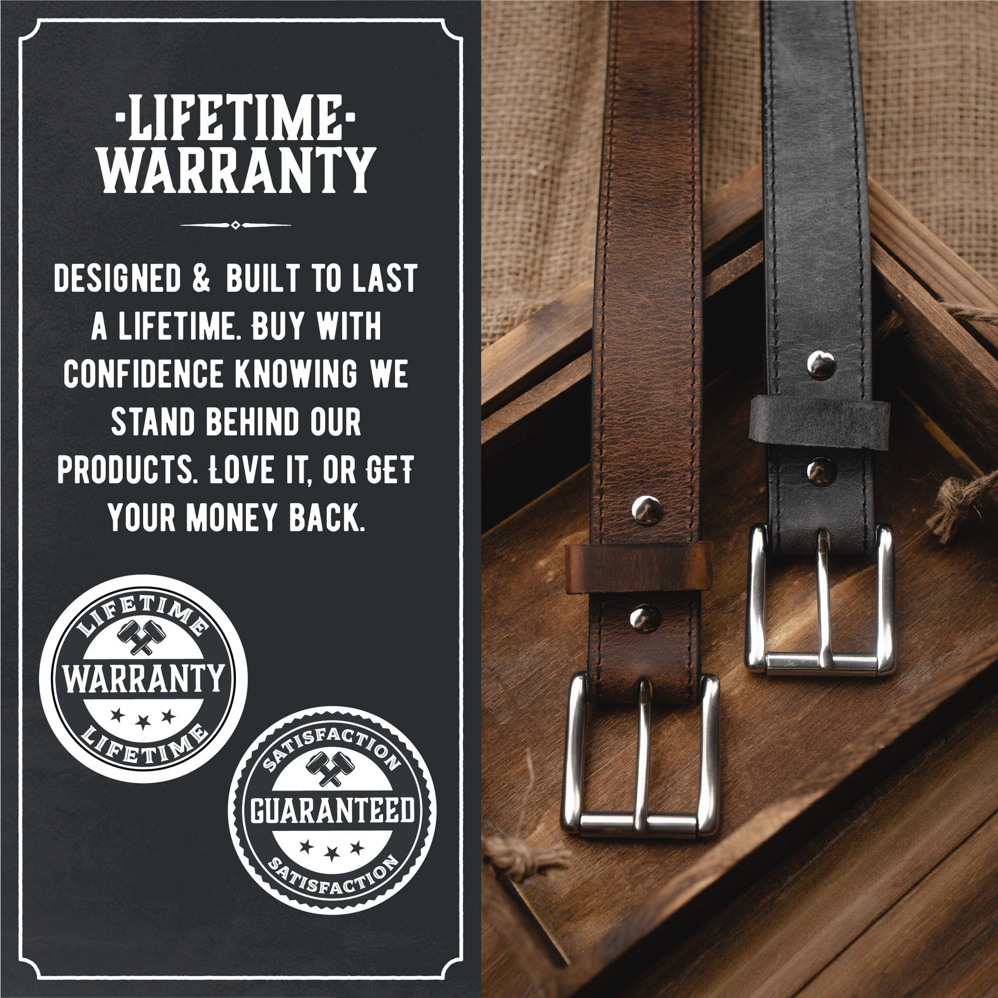 The Baron Leather Belt - The Tool Store