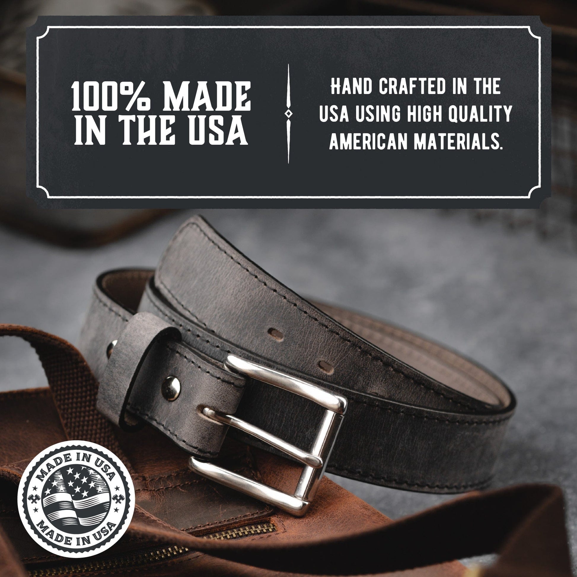 The Baron Leather Belt - The Tool Store