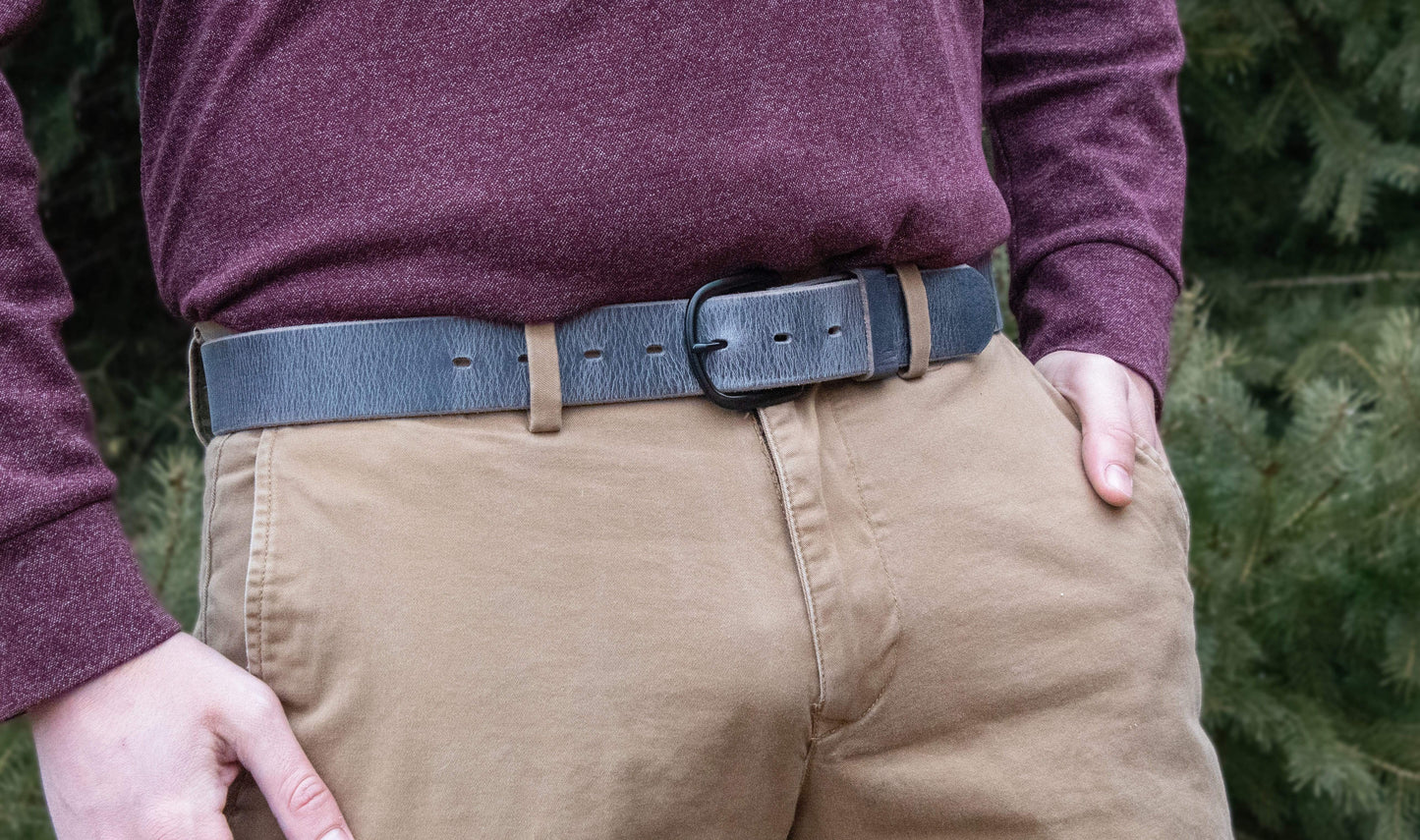 The Bootlegger Leather Belt - The Tool Store