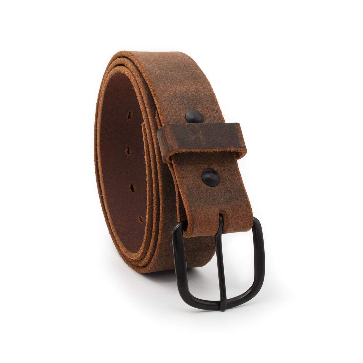 The Bootlegger Leather Belt - The Tool Store