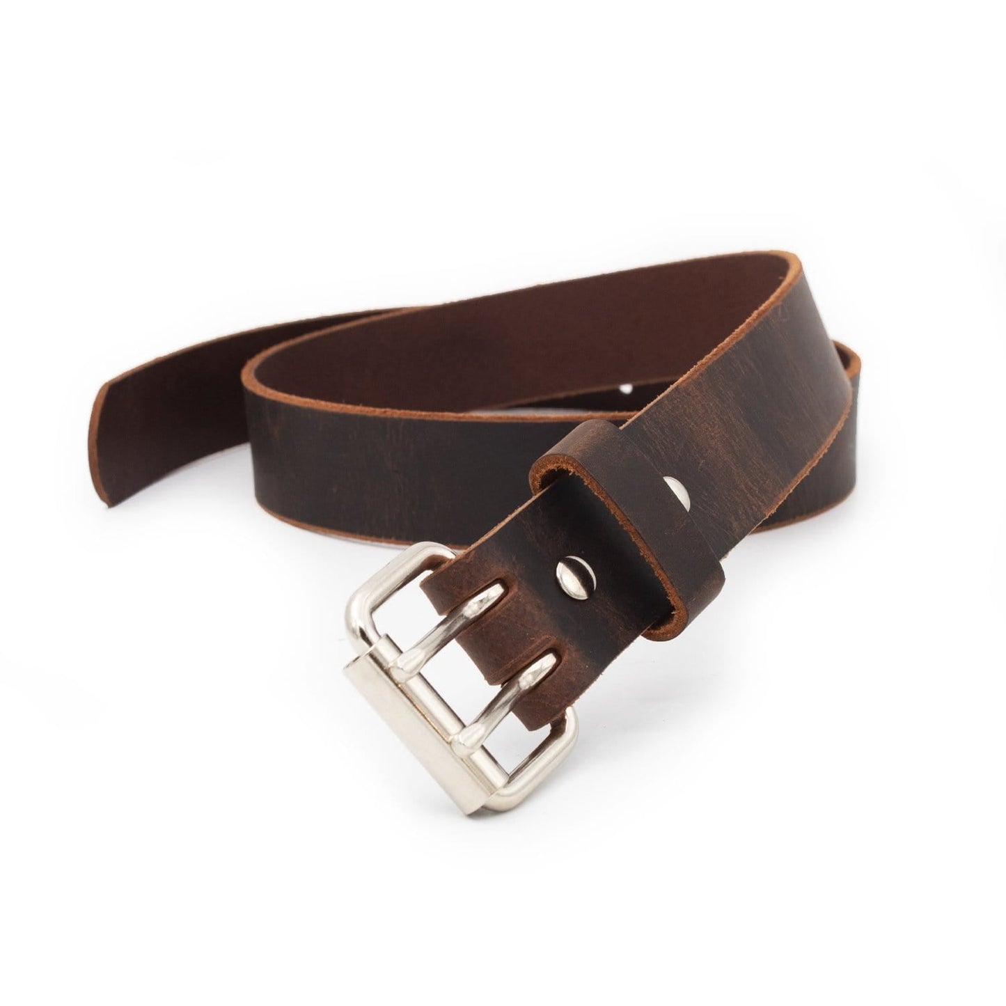 The Double Down Belt Rustic Leather Belt - The Tool Store