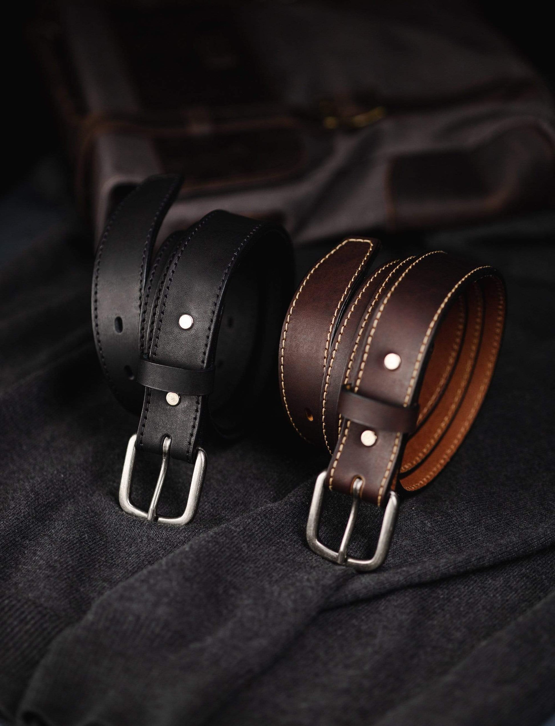 The Executive Leather 1 1/4 Inch Dress Belt - The Tool Store