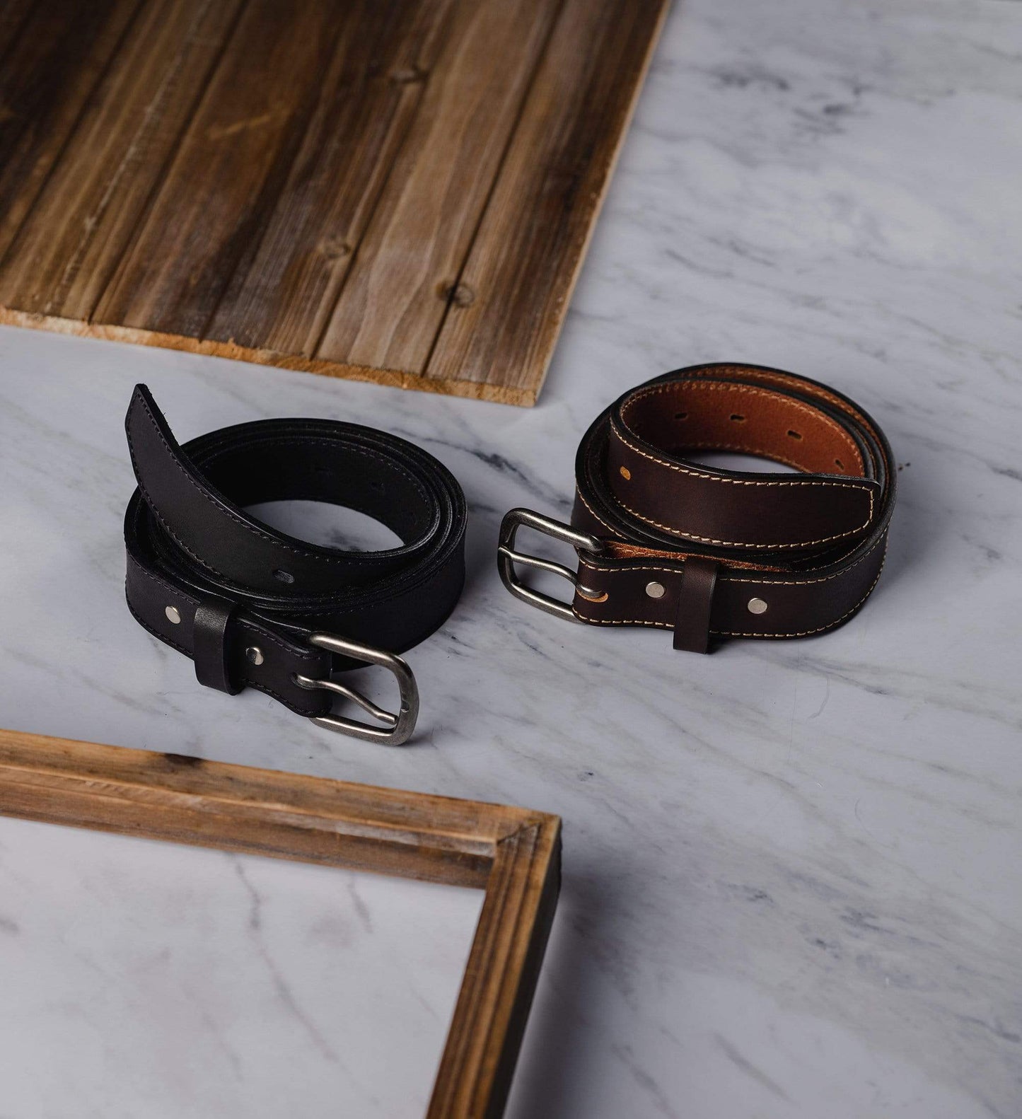 The Executive Leather 1 1/4 Inch Dress Belt - The Tool Store