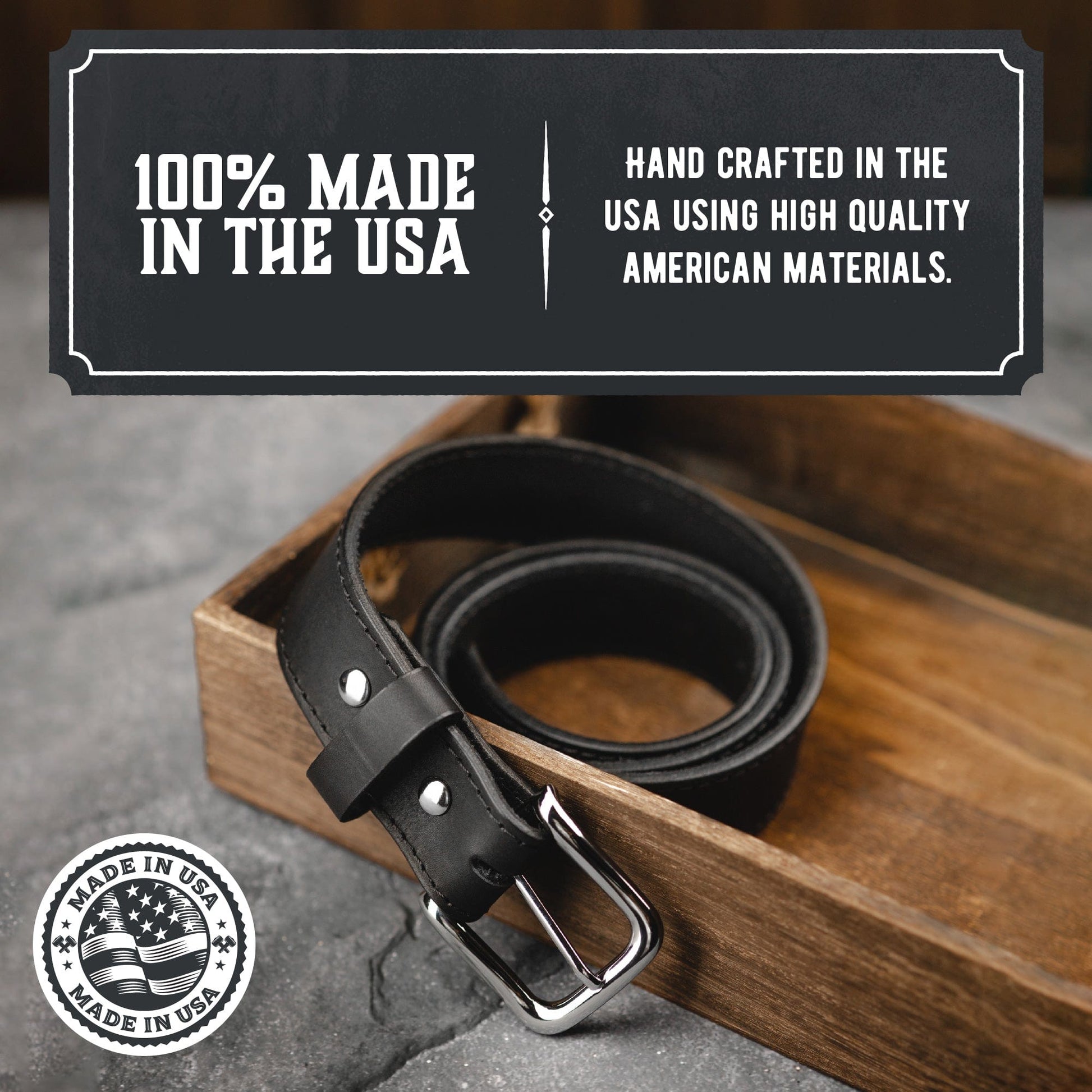 The Foreman Leather Belt - The Tool Store