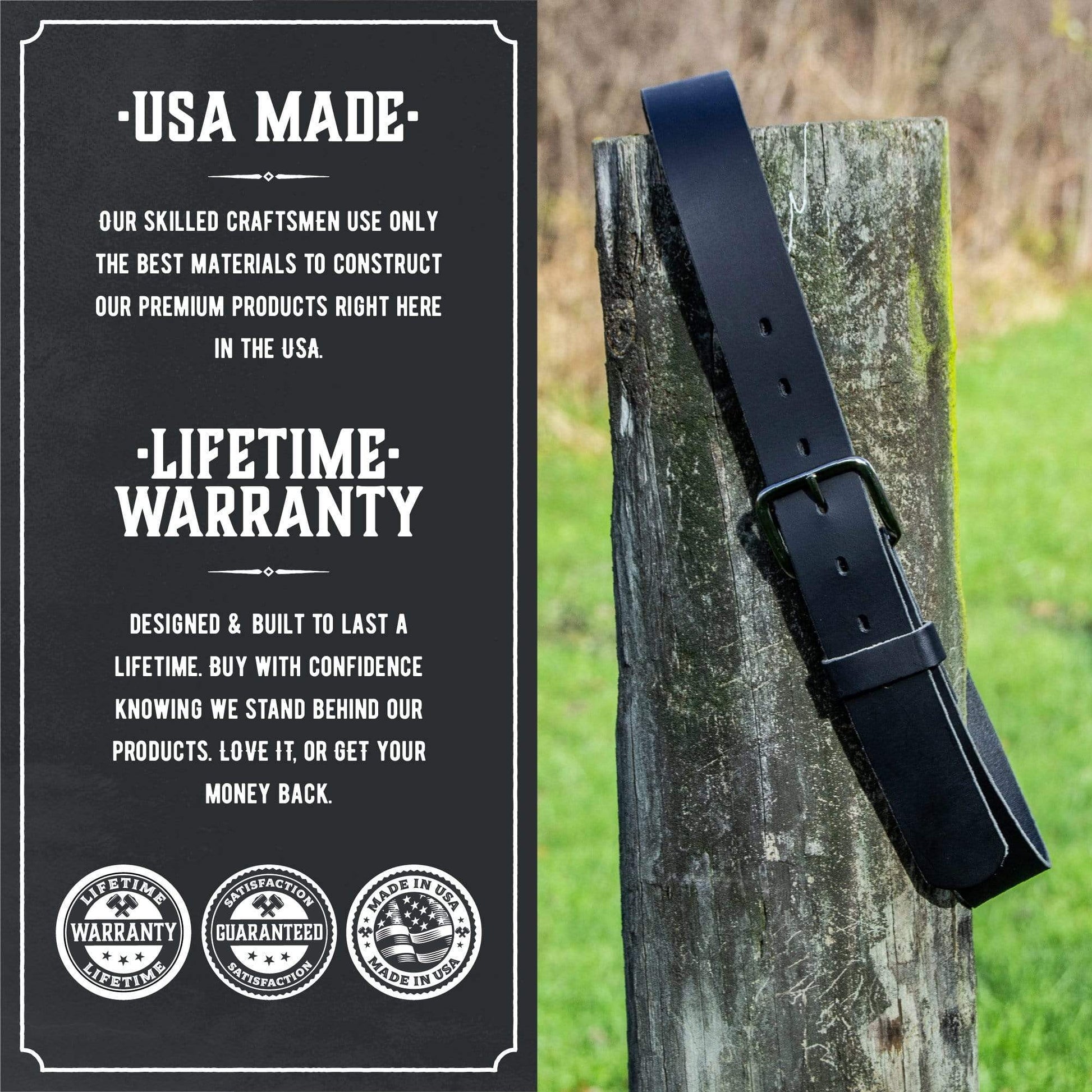 The Journeyman Leather Belt - The Tool Store