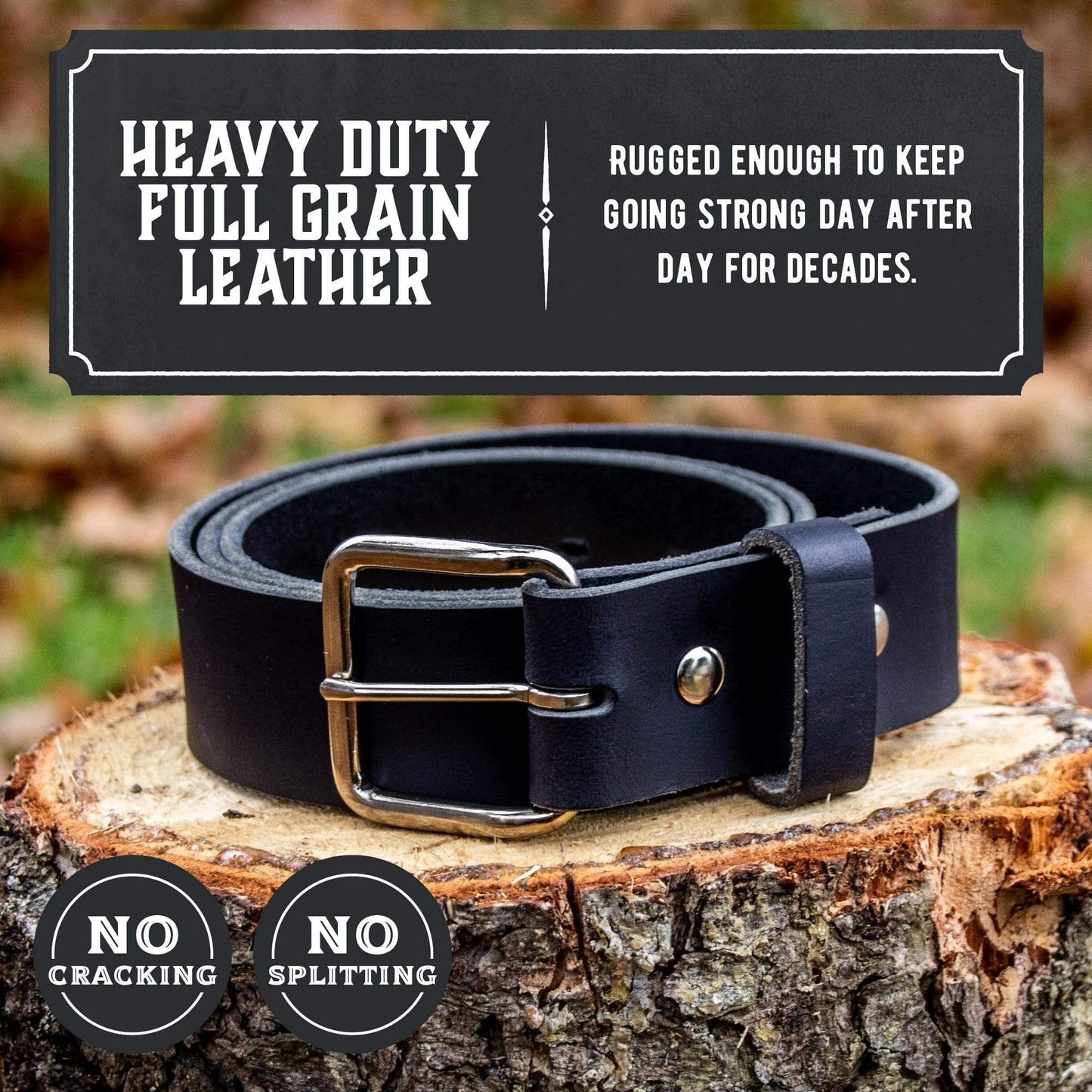 The Journeyman Leather Belt - The Tool Store