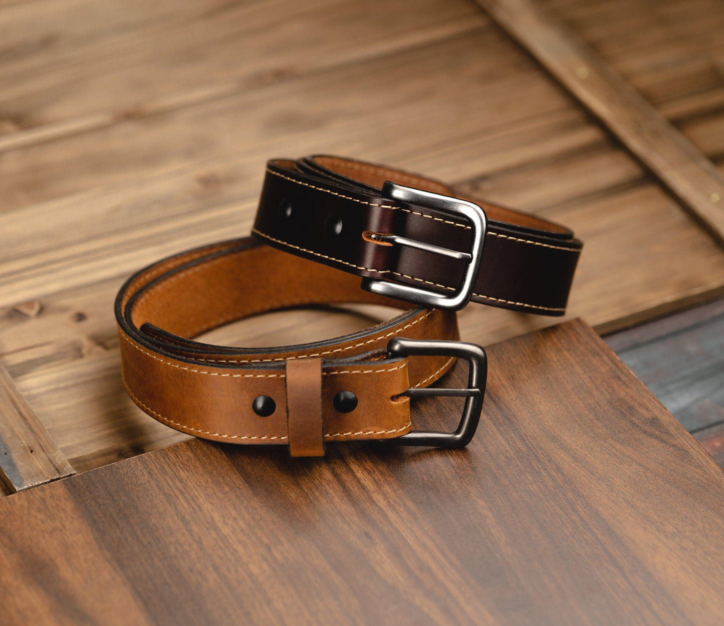 The Outrider Leather Belt - The Tool Store