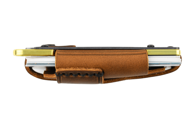 Contour Wallet - Brass Tobacco Brown - The Tool Store