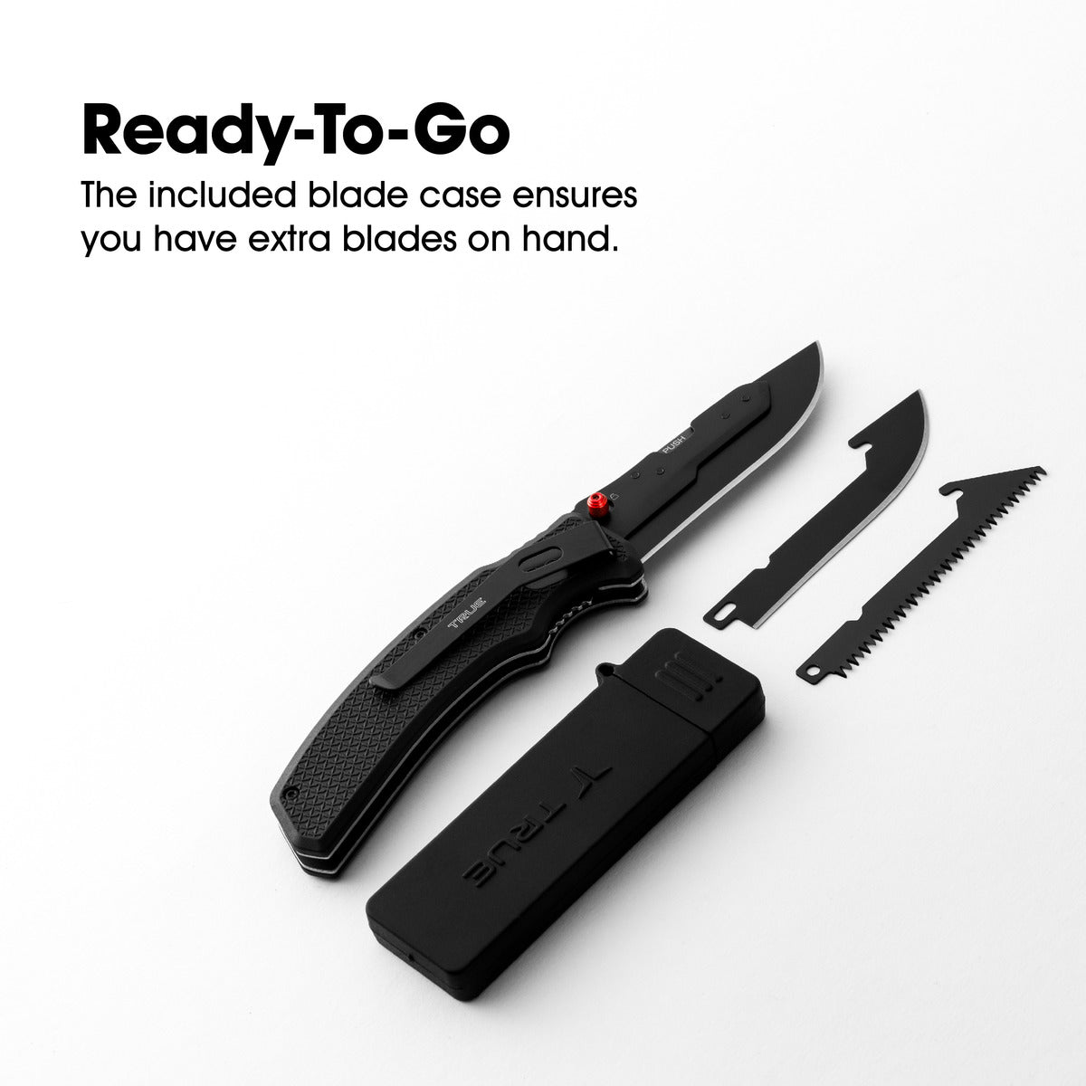True Replaceable Blade Knife Drop Point 3.5 Replaceable Blade | The ...